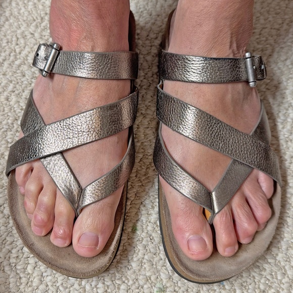 Sofft Slide Thong Sandals Pewter Women's 9.5M - Picture 11 of 12